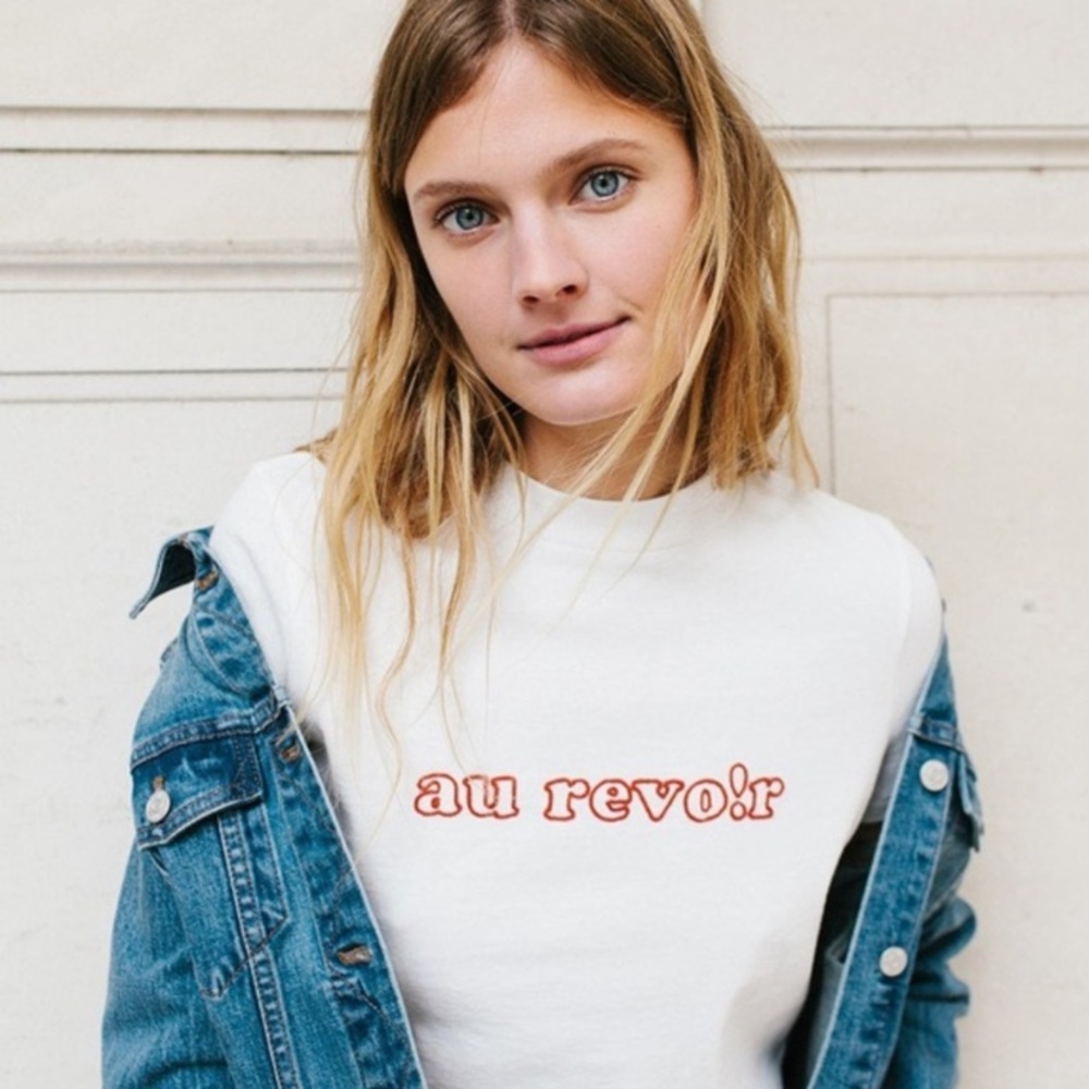 HP✨ Madewell Au Revoir Tee